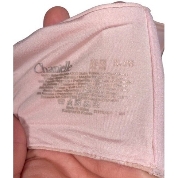 Chantelle Bra Smooth Wireless Nude Beige Lightly Padded Nice Lux Everyday 34DD - Picture 9 of 10